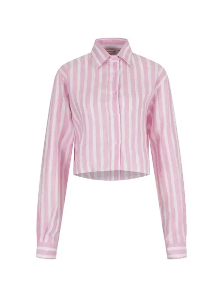 Koszula Paramidonna w paski różowa