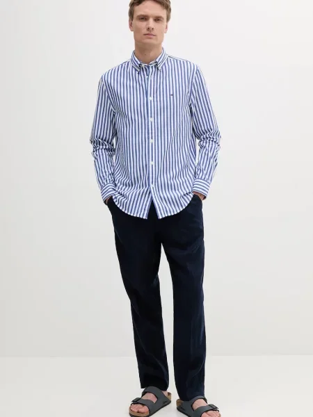 Tommy Hilfiger koszula casual Mężczyźni Regular Fit w M niebieski