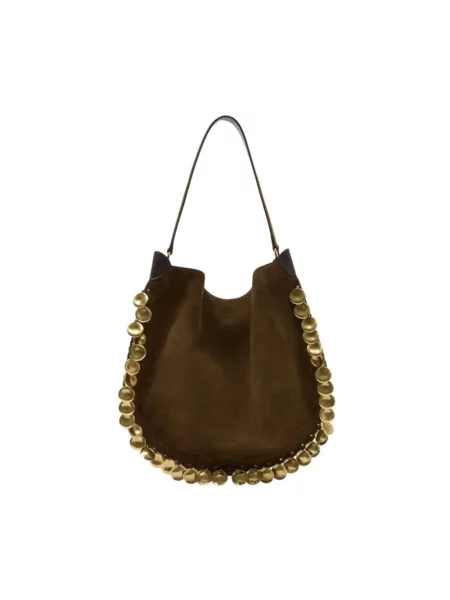 Torebka Isabel Marant skórzana brązowa