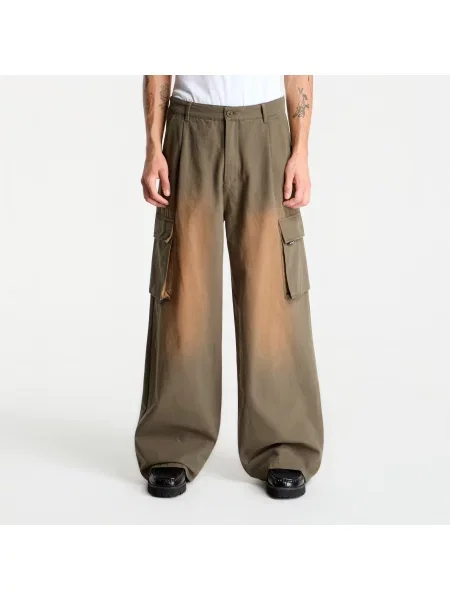 Pantaloni Daily Paper Washed Two Pocket Cargo Pants Army Green XS verde