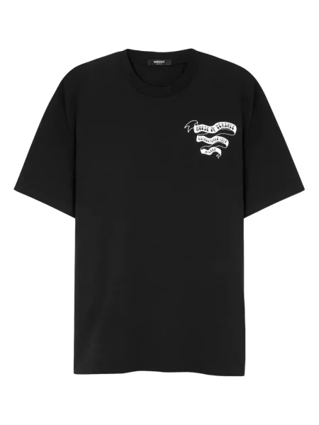 Tricou Versace cu imagine negru