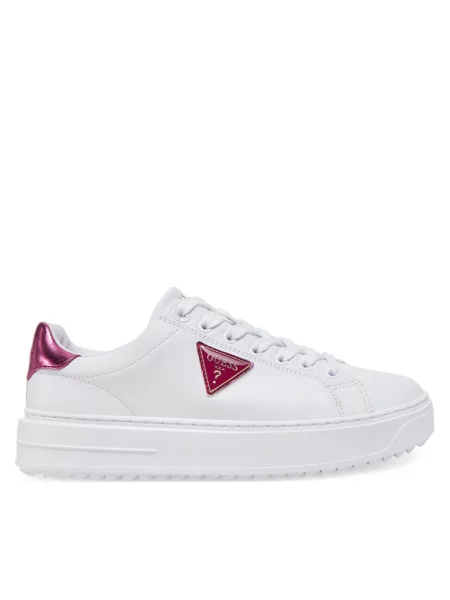 Guess sneakersy skórzane biały