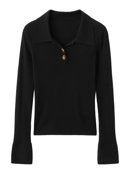 MANGO Pulover YEMA' črna