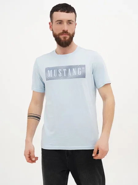 Футболка Mustang Jeans Austin блакитний