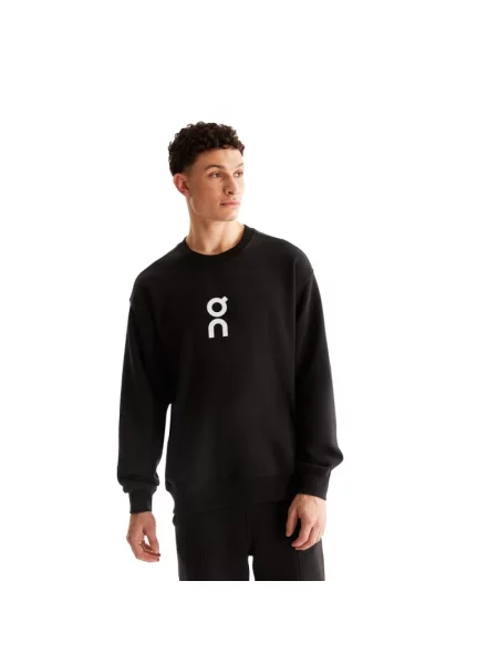 Bluza z kapturem On Running do biegania czarna