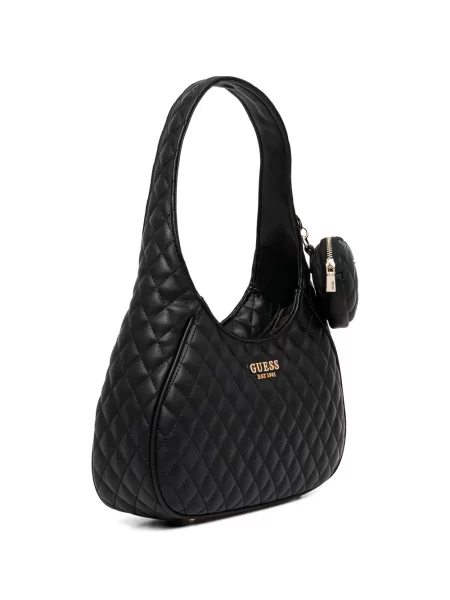 Shopper torbica Guess s autogramom crna