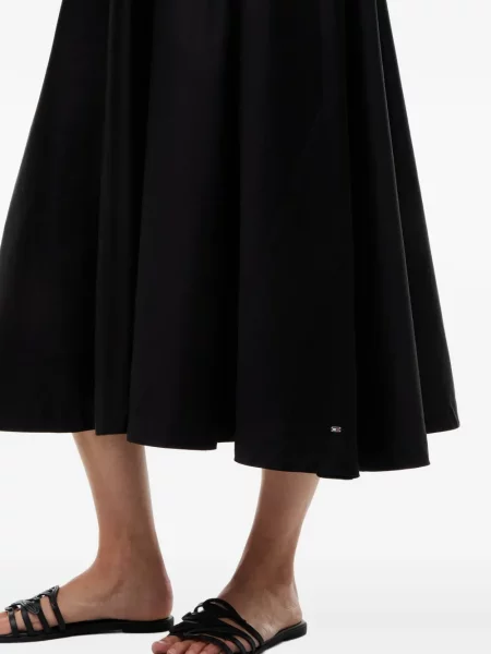 Rochie midi Tommy Hilfiger tricotate negru