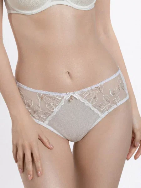 Трусики бразилиана білі