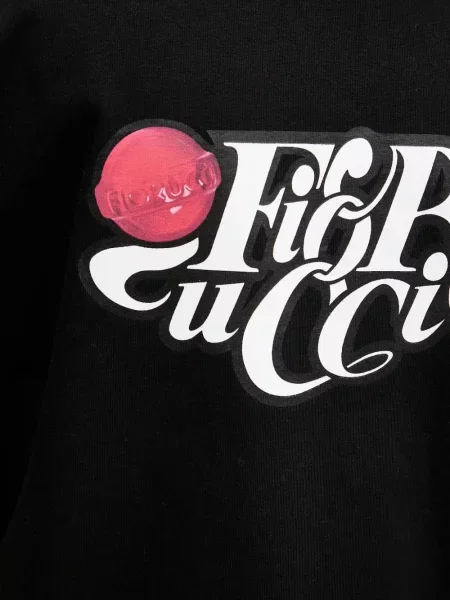 Tricou Fiorucci cu imagine negru