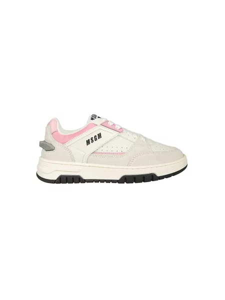 Sneakersy Msgm z okrągłym noskiem