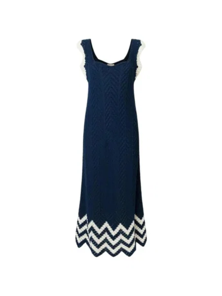 Rochie din denim Pepe Jeans albastru