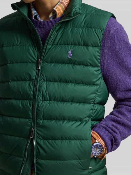 Kamizelka w kroju regular fit z wyszywanym logo Polo Ralph Lauren