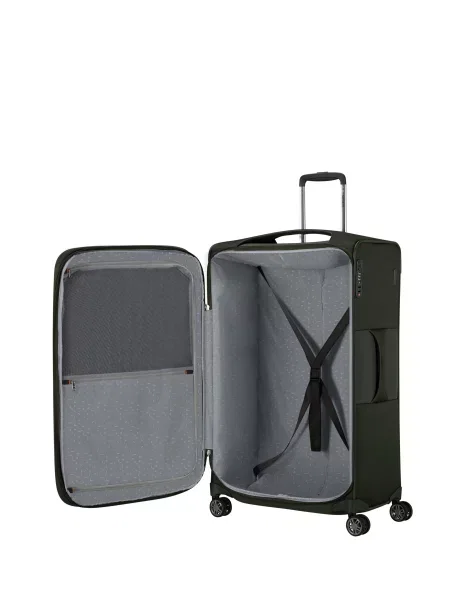 Переработанный чемодан Samsonite хаки