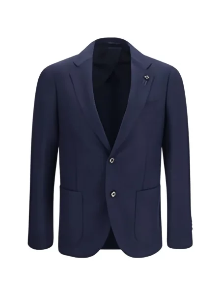 Sacou Lardini cu rever albastru