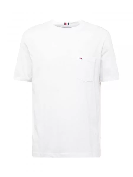 Tommy Hilfiger Tricou POCKET TEE alb