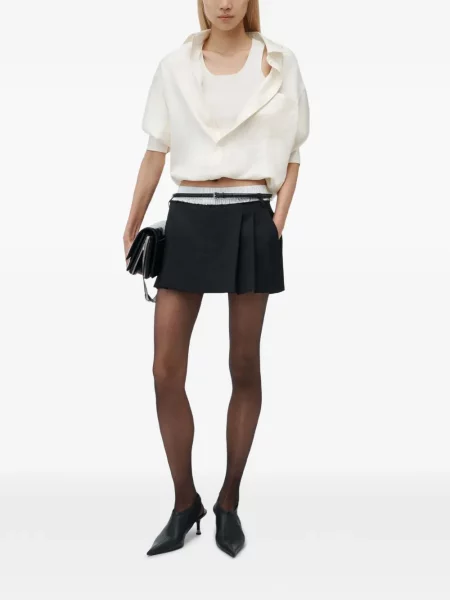 Pantaloni scurți Alexander Wang negru