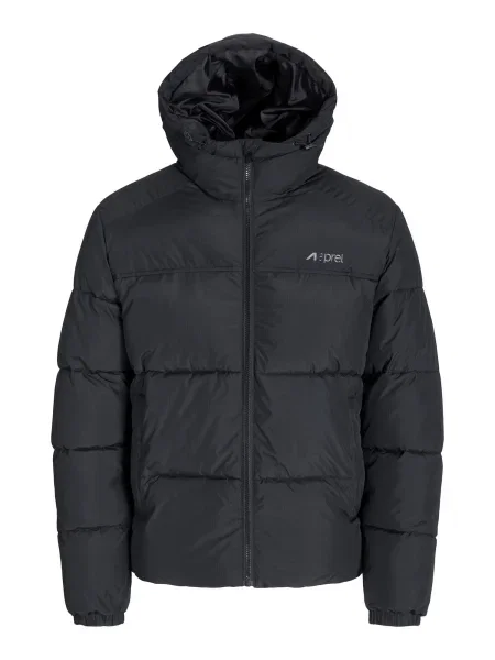 Aprel Zimska jakna siva črna