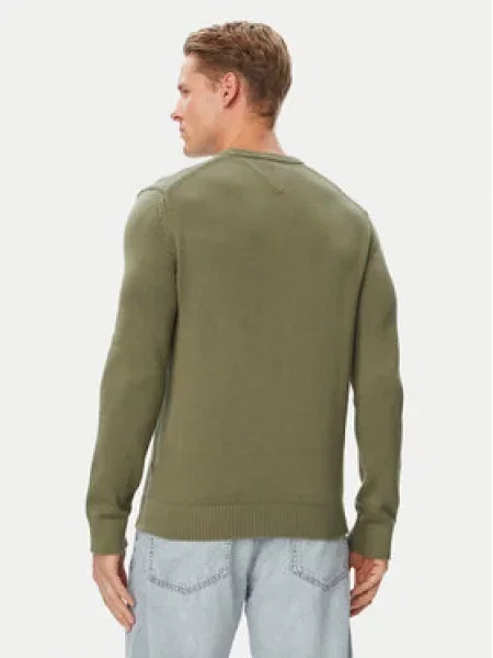Svetr Tommy Jeans zelený