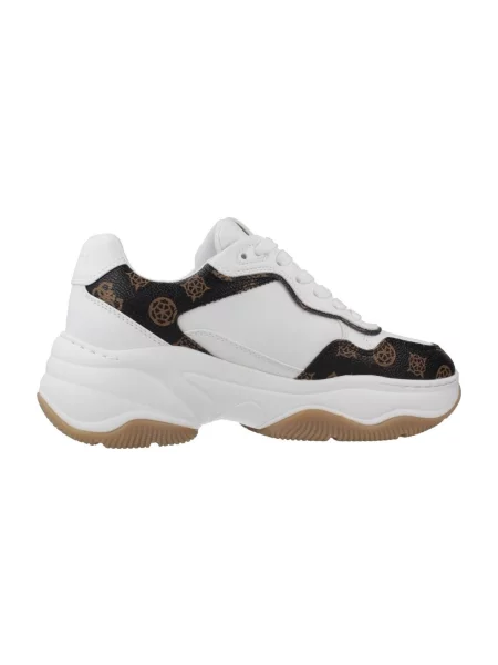 Sneakerși Guess alb