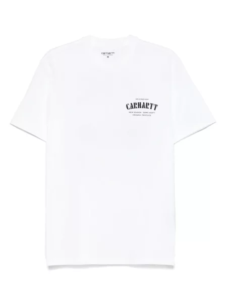 Tricou Carhartt Wip din jerseu alb