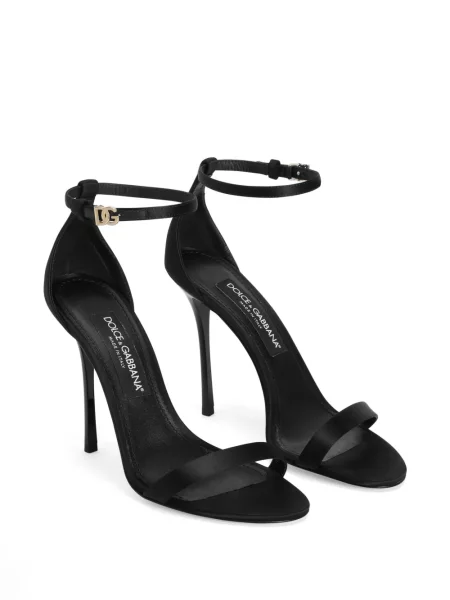 Remenčić sandale Dolce & Gabbana sa kopčom crna
