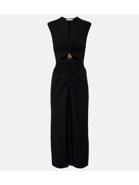 Rochie midi Veronica Beard negru