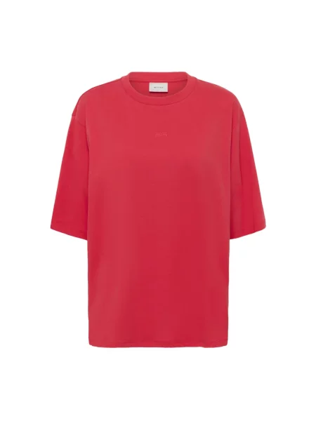 Koszulka oversize Gestuz czerwona