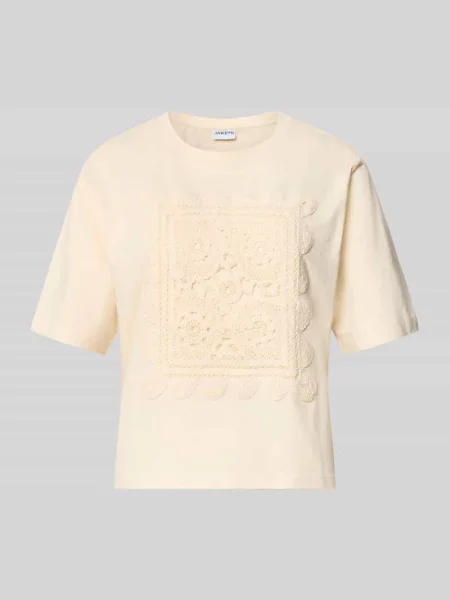 T-shirt o kroju regular fit z czystej bawełny model Jake*s Casual