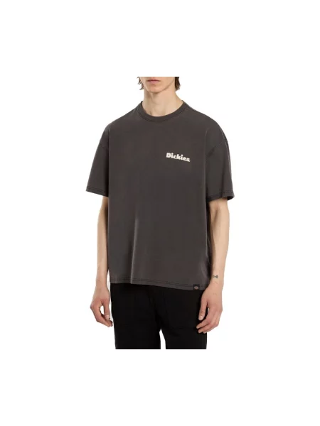DICKIES Majica Slayden tamo siva bijela