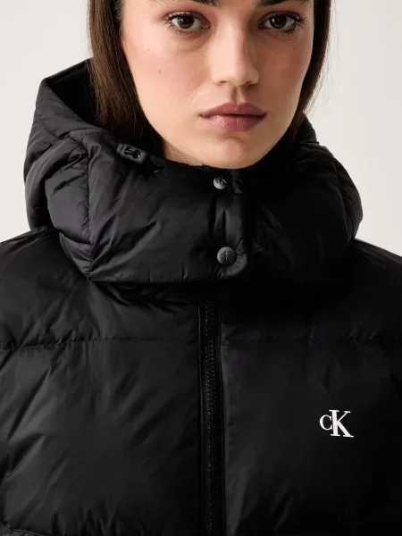 Calvin Klein Jeans пухено яке дамско черно