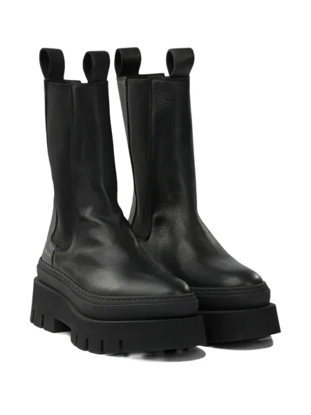 Botine Copenhagen cu platformă negru