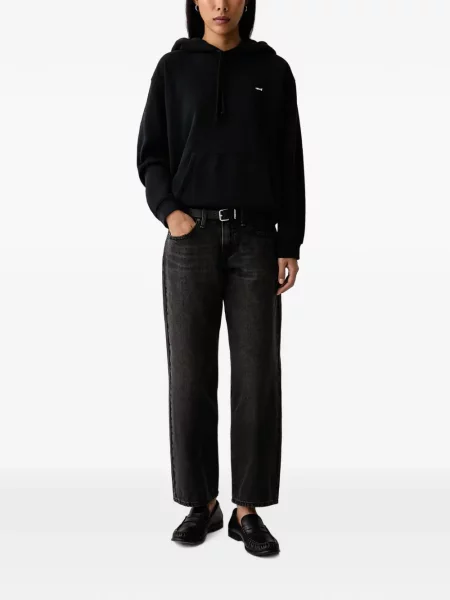Ζωσμένος πλεκτός ζώνη Levi's με αγκράφα καφέ