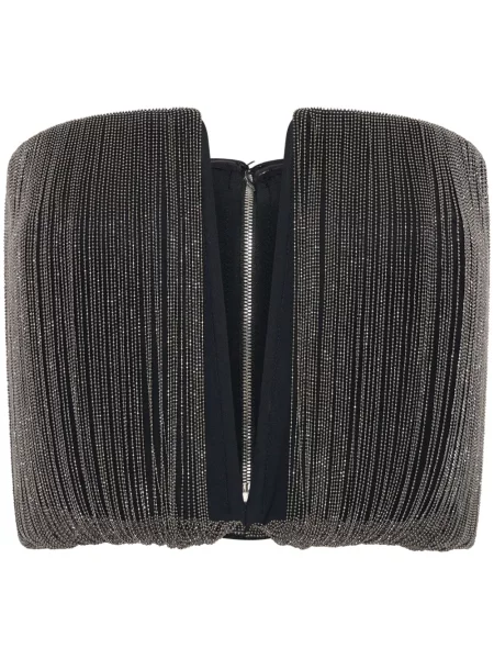 Podkoszulka Dion Lee z koralikami czarna