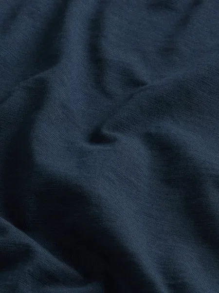 Tricou Woolrich cu decolteu în V albastru