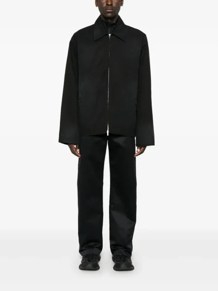 Geacă Balenciaga cu broderie negru