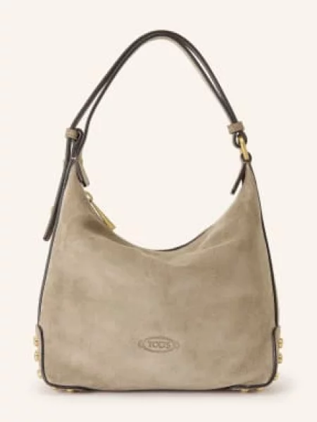 Tod's Kabelka Přes Rameno černošedá / zlatá