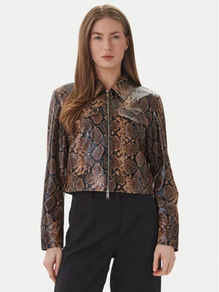 ONLY Куртка зі штучної шкіри Paris коричневий