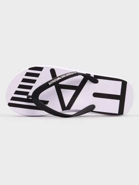 Шлепанцы Ea7 Emporio Armani белые