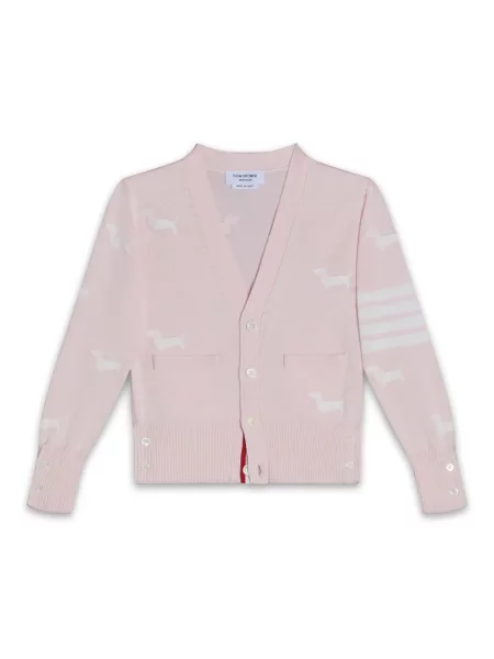 Kardigan dziecięcy Thom Browne różowy