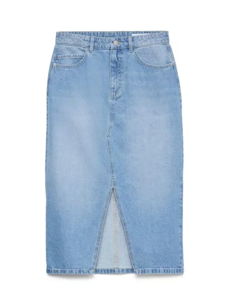 VERO MODA Fustă VMELFI deschis albastru