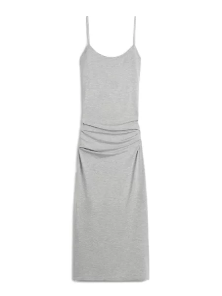 Rochie midi Toteme drapată gri