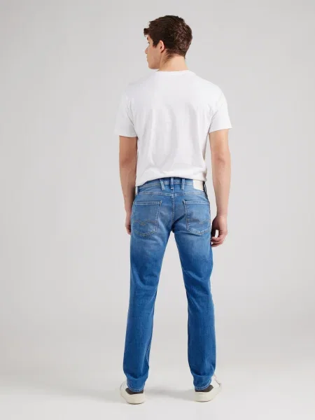 REPLAY Jeans Anbass denim albastru