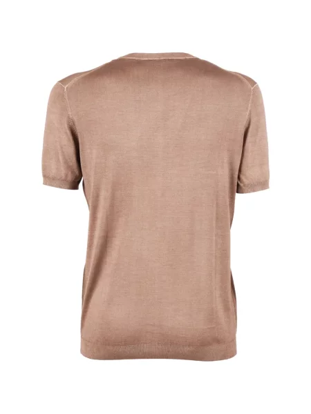 Scurt tricou Brando tricotate maro