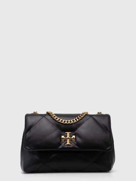 Geanta de piele Tory Burch din piele negru