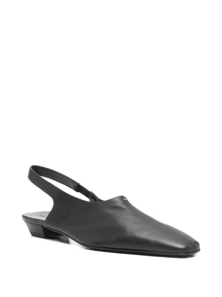 Pantofi cu toc Khaite fără toc negru