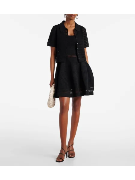 Rochie Simkhai tricotate transparente negru