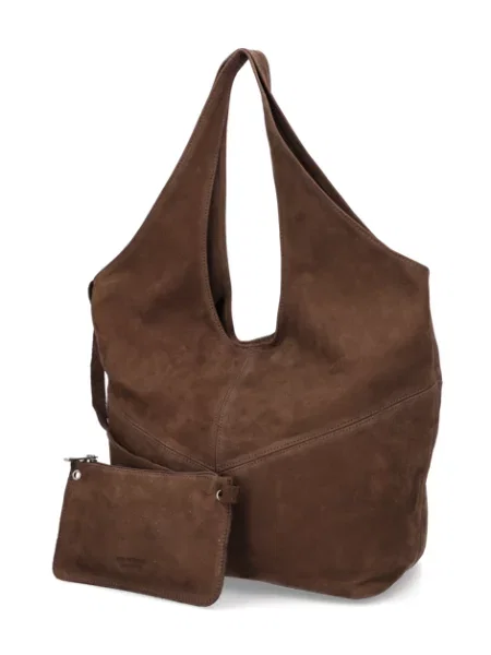 Pat Calvin nubuk kabelka Shopper hnědá