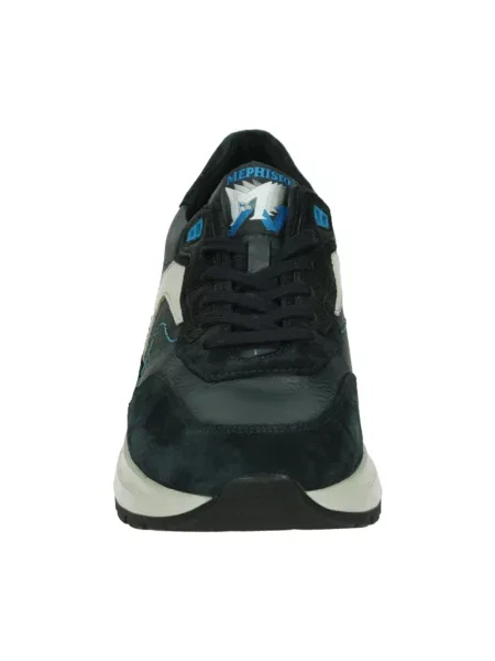 Sneakersy Mephisto zamszowe niebieskie