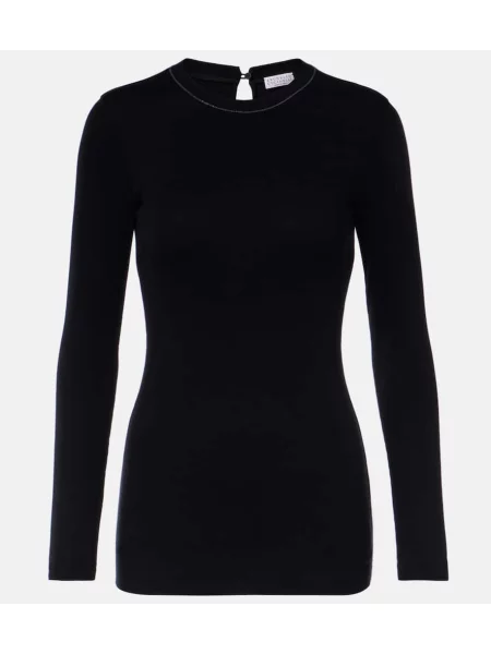 Pulover Brunello Cucinelli negru