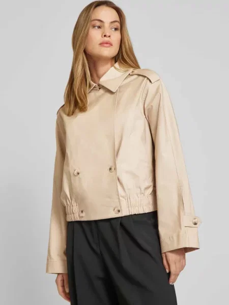 Opus Bluza Hedie Kobiety Lyocell jednolity 38 beżowy